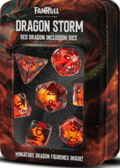 FanRoll - Dragon Storm Inclusion Dice: Red Dragon